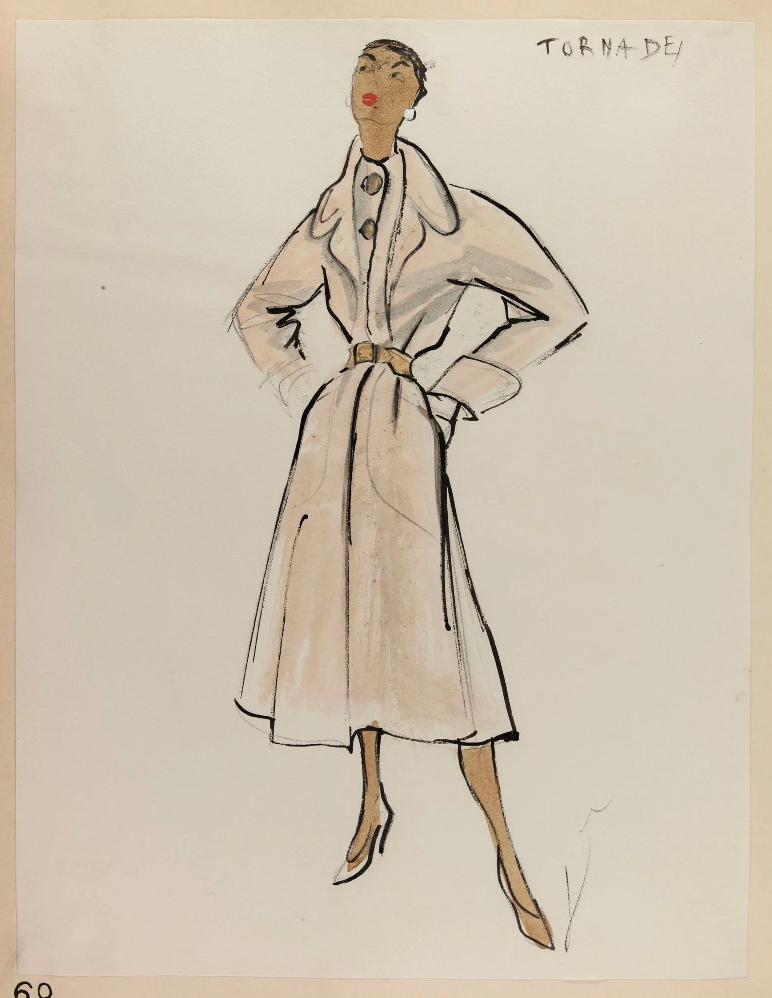 Tornade, by Carven, 1952