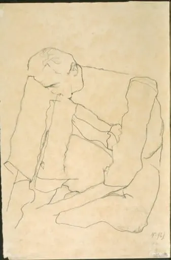 Seated Man (verso)