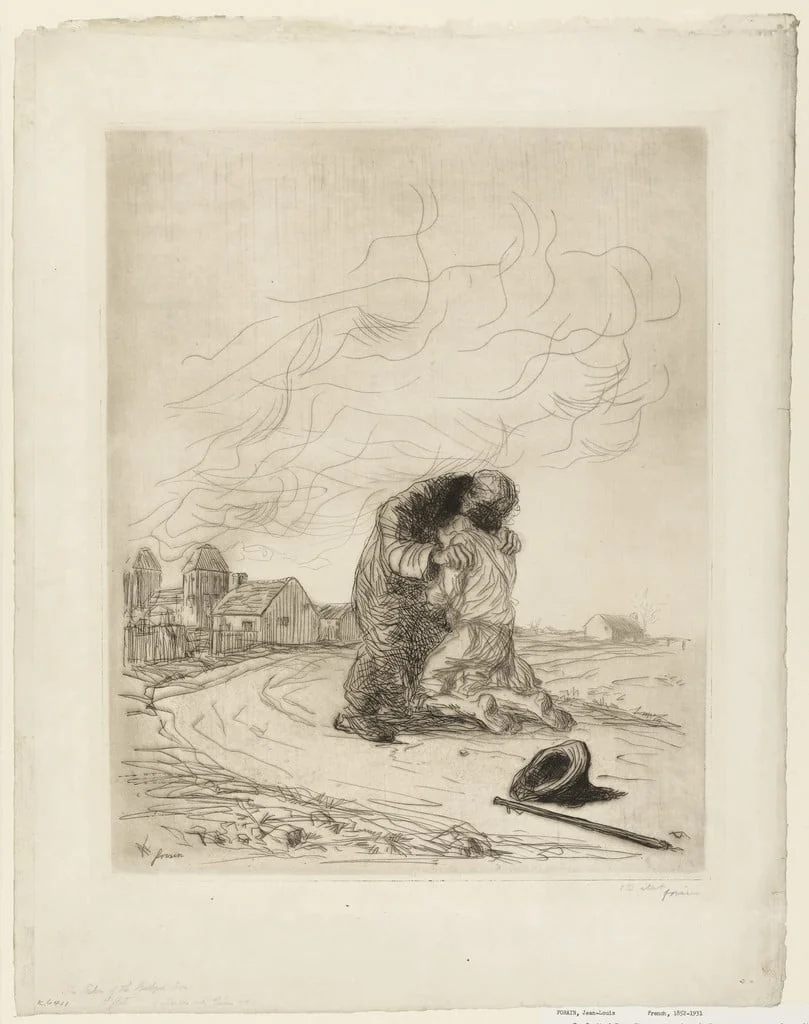 Untitled, by Jean-Louis Forain, ink, 1909