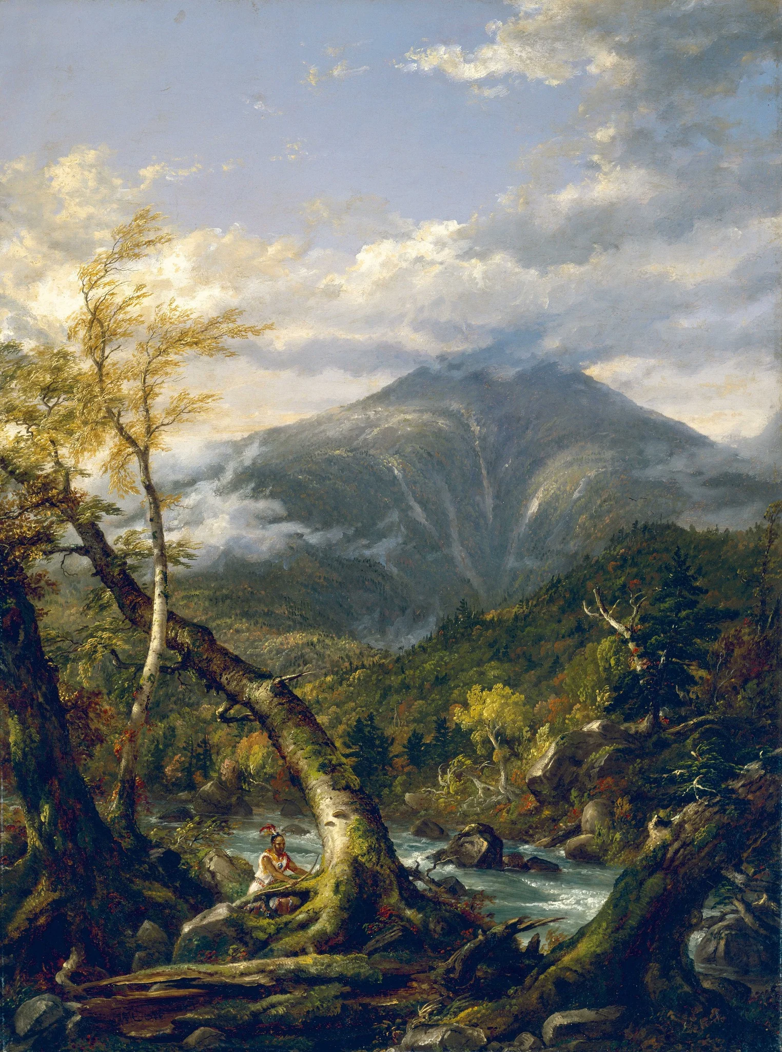 Indian Pass, by Thomas Cole, oil, 1847