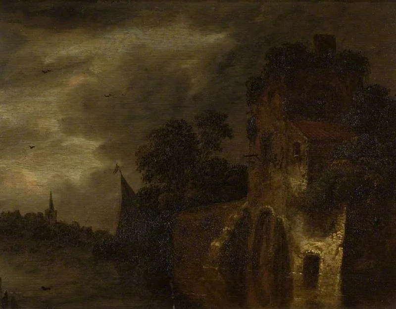 A Tower beside a river