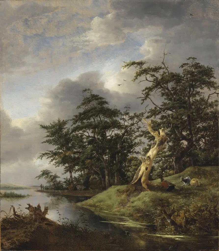 Wooded Landscape with a River