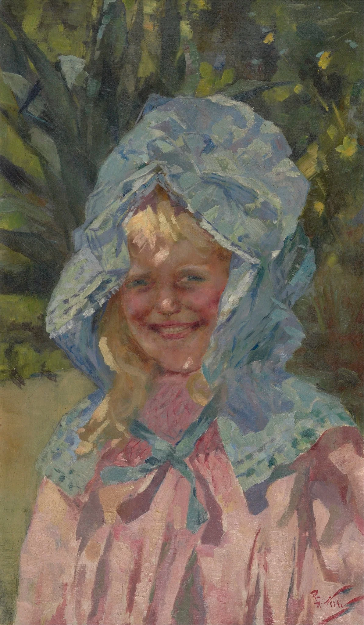 Girl in sunbonnet