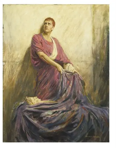 Herbert Beerbohm Tree as Mark Antony in <i>Julius Caesar</i> by William Shakespeare