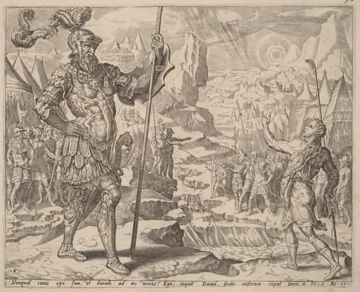 David Meeting Goliath