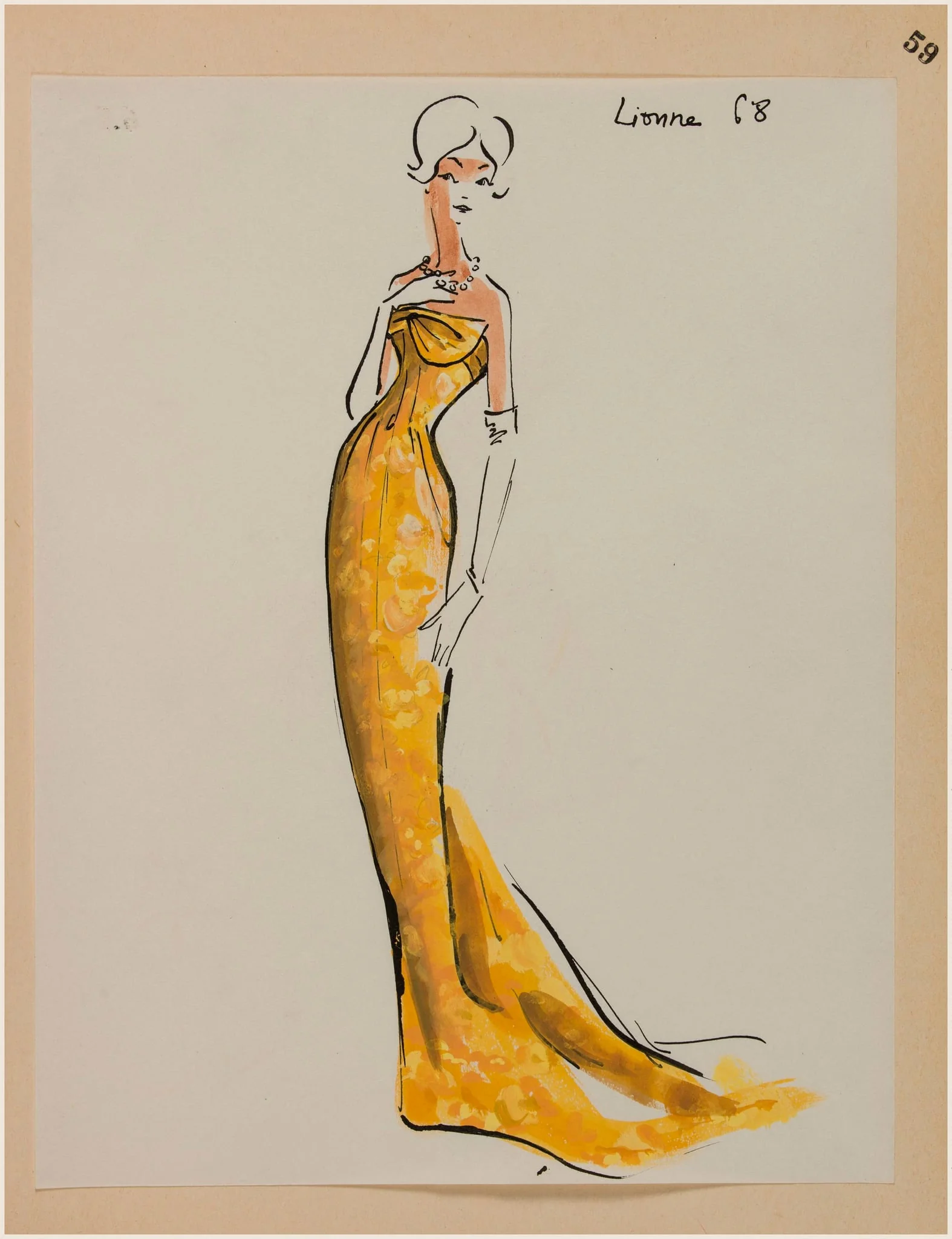 Lionne, by Marie-Louise Carven, 1958