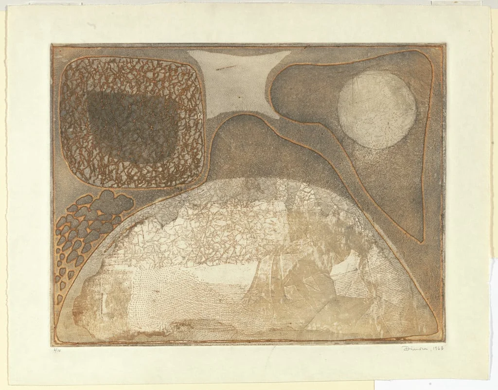 Untitled, by Dinora, ink, 1963