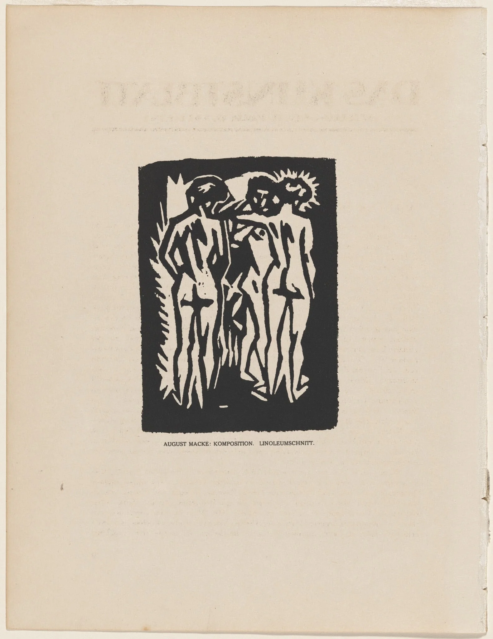 Komposition, by August Macke, 1918