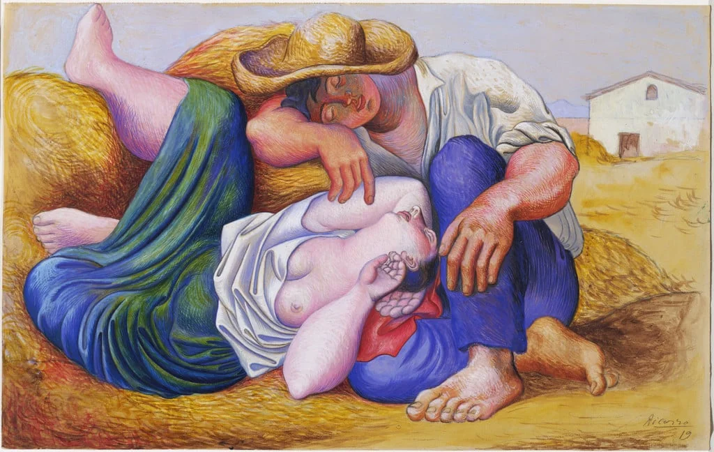 Untitled, by Pablo Picasso, watercolor, 1919
