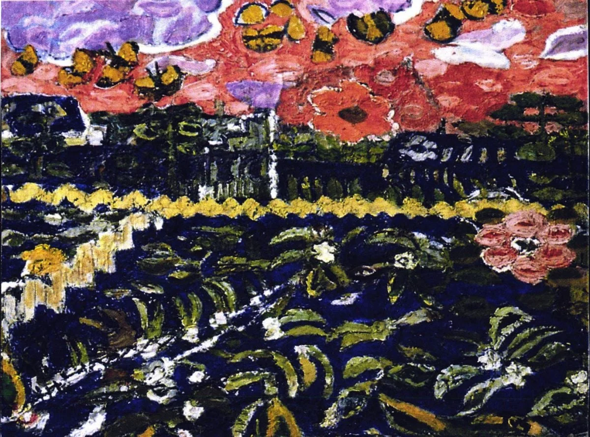 Câmp albastru, by Ion Țuculescu, 1946