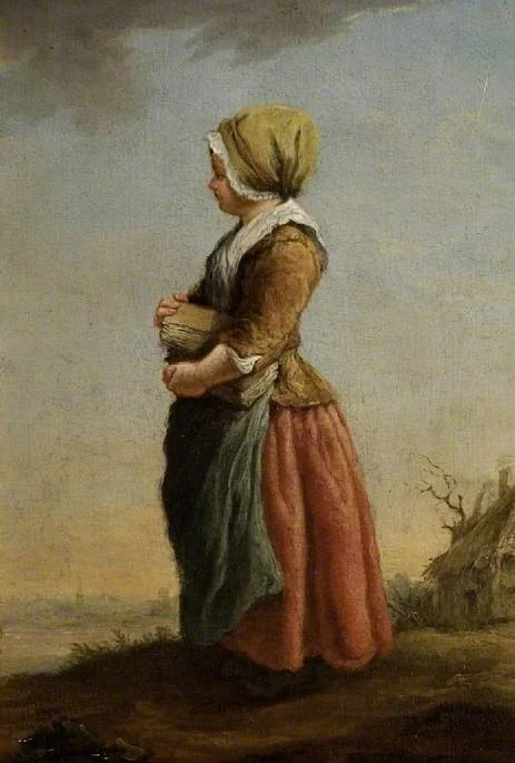 Beggar Girl, by Étienne Jeaurat, oil, 1749