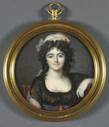 Portrait of a Woman in a Brown Dress
