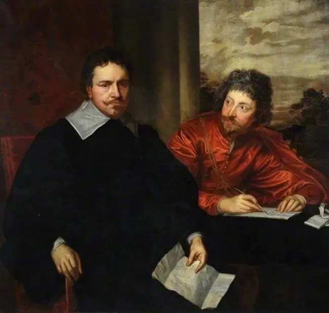 Double Portrait of Thomas Wentworth, 1st Earl of Strafford (1593-1641) with his secretary Sir Philip Mainwaring (1589-1661)