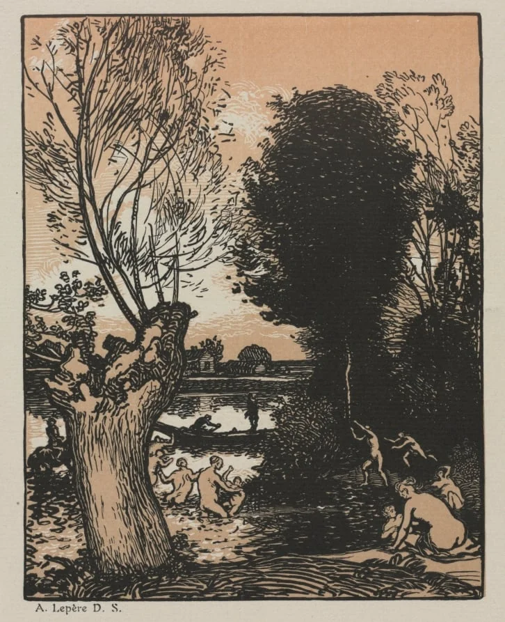 Summer Evening, by Auguste Lepère, 1910