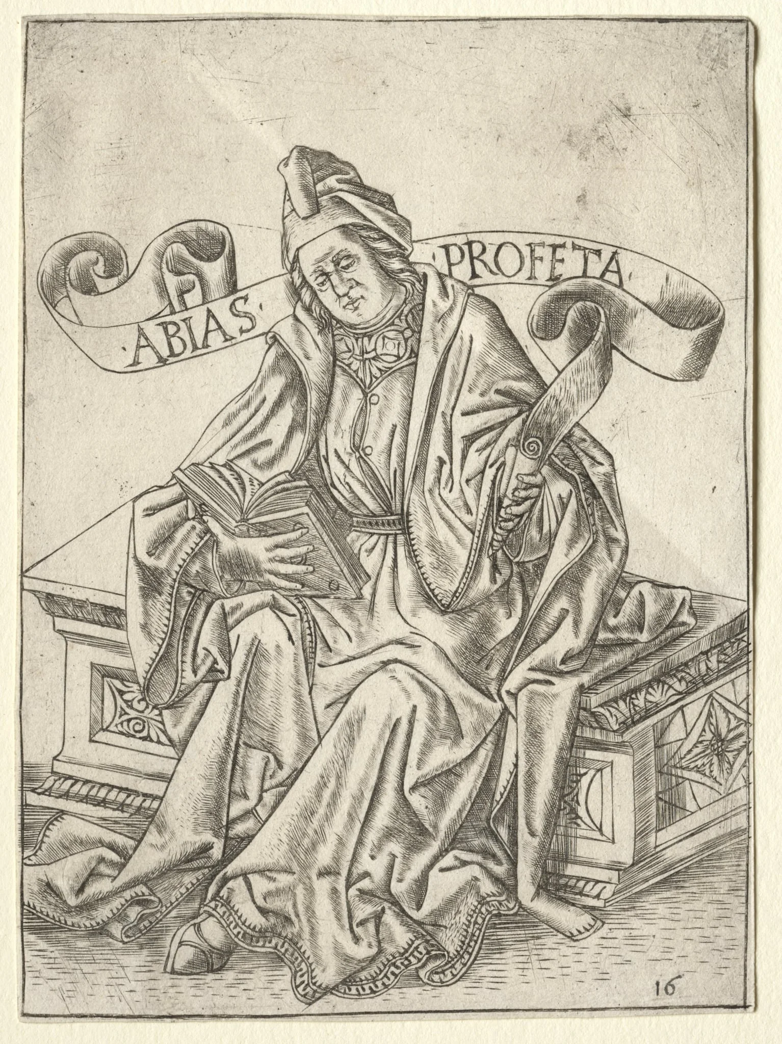 The Prophets:  Obadiah, by Baccio Baldini, 1472