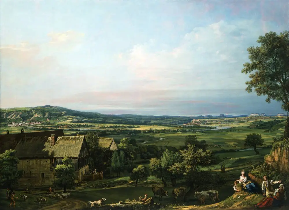 The Elbe between Pirna and Pillnitz