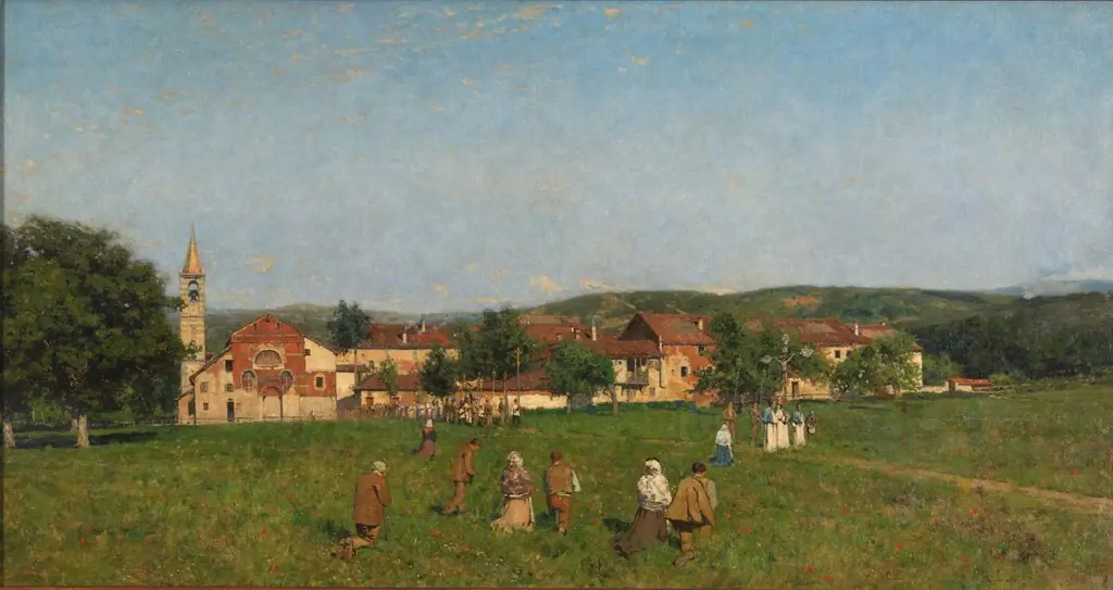 Procession in the Abbey at Tiglieto