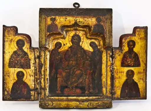 Iisus Hristos Mare Invățător, Mica Deisis