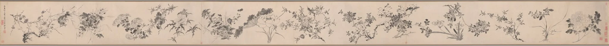 Flowers of the Four Seasons 四季花卉圖