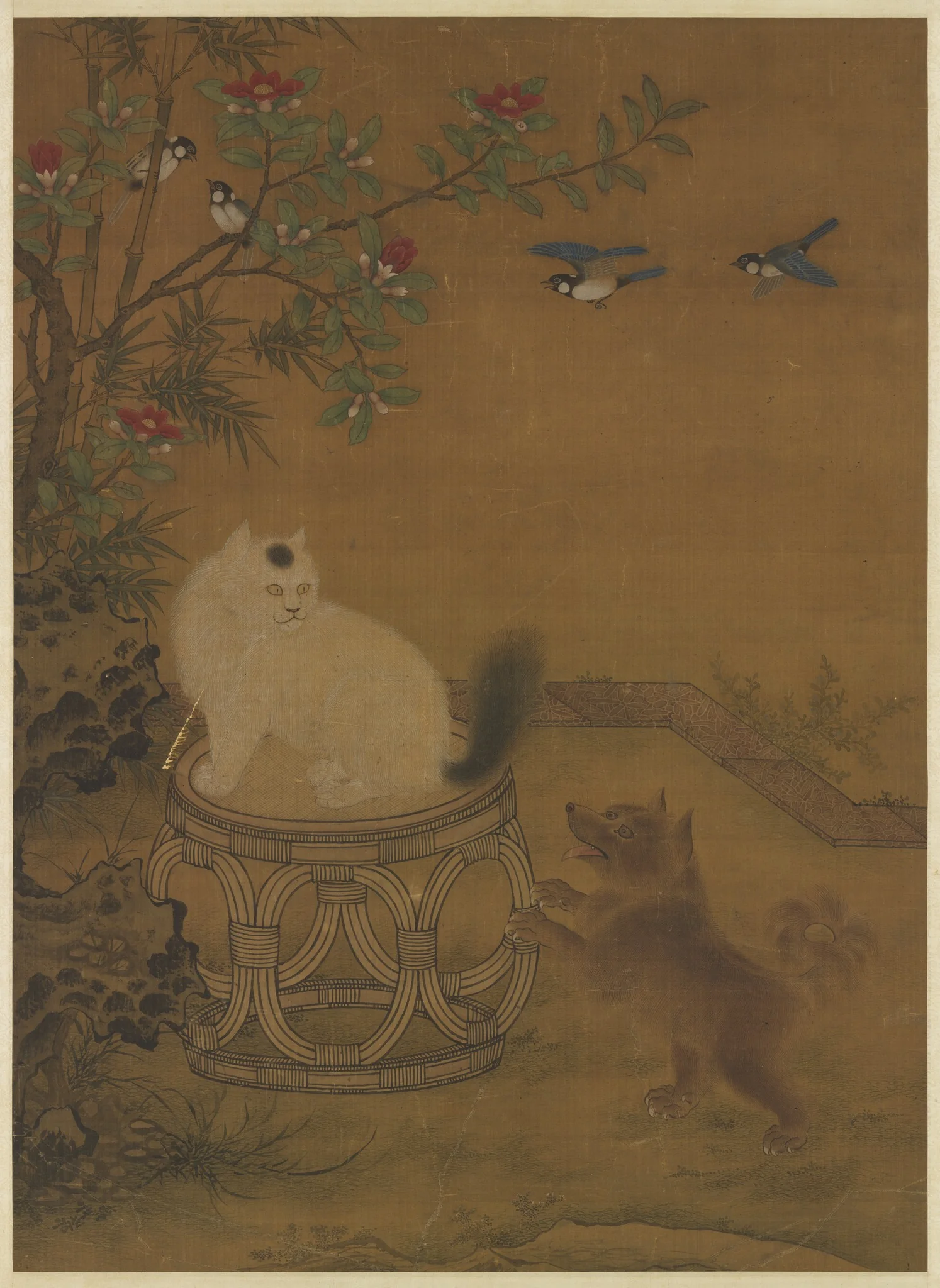 Garden Scene Painted from Life, by Shang Xi, unspecified, 1450