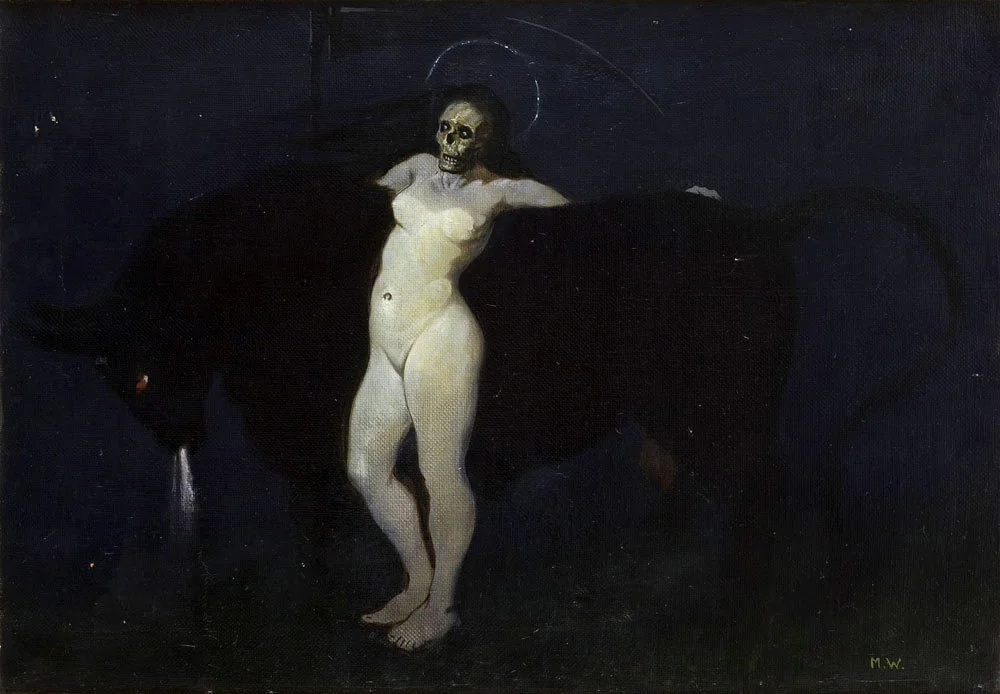 Death Appeases Everyone, by Marian Wawrzeniecki, oil, 1900