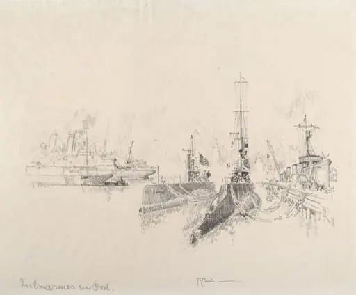 Submarines in Port