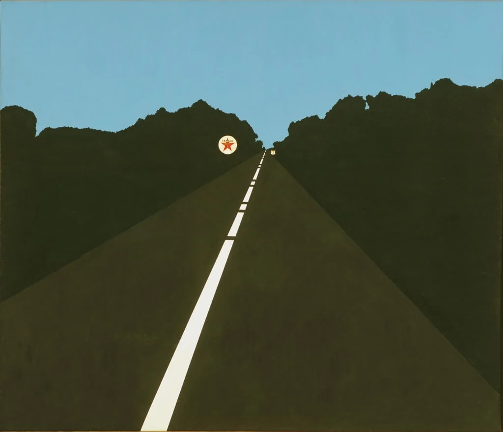 Untitled, by Allan D'Arcangelo, acrylic, 1962