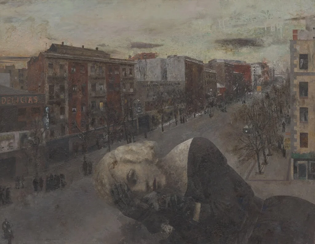 Untitled, by Antonio López García, oil, 1964