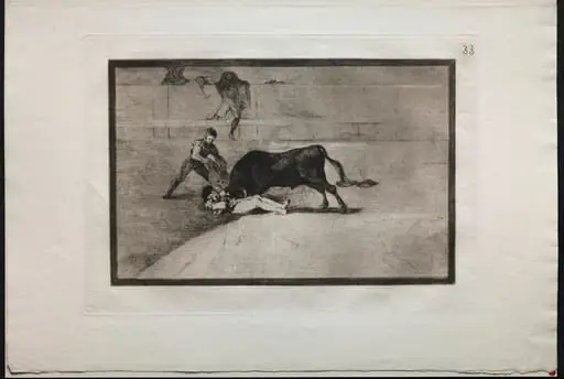 Bullfights:  The Unlucky Death of Pepe Illo, in the Ring at Madrid