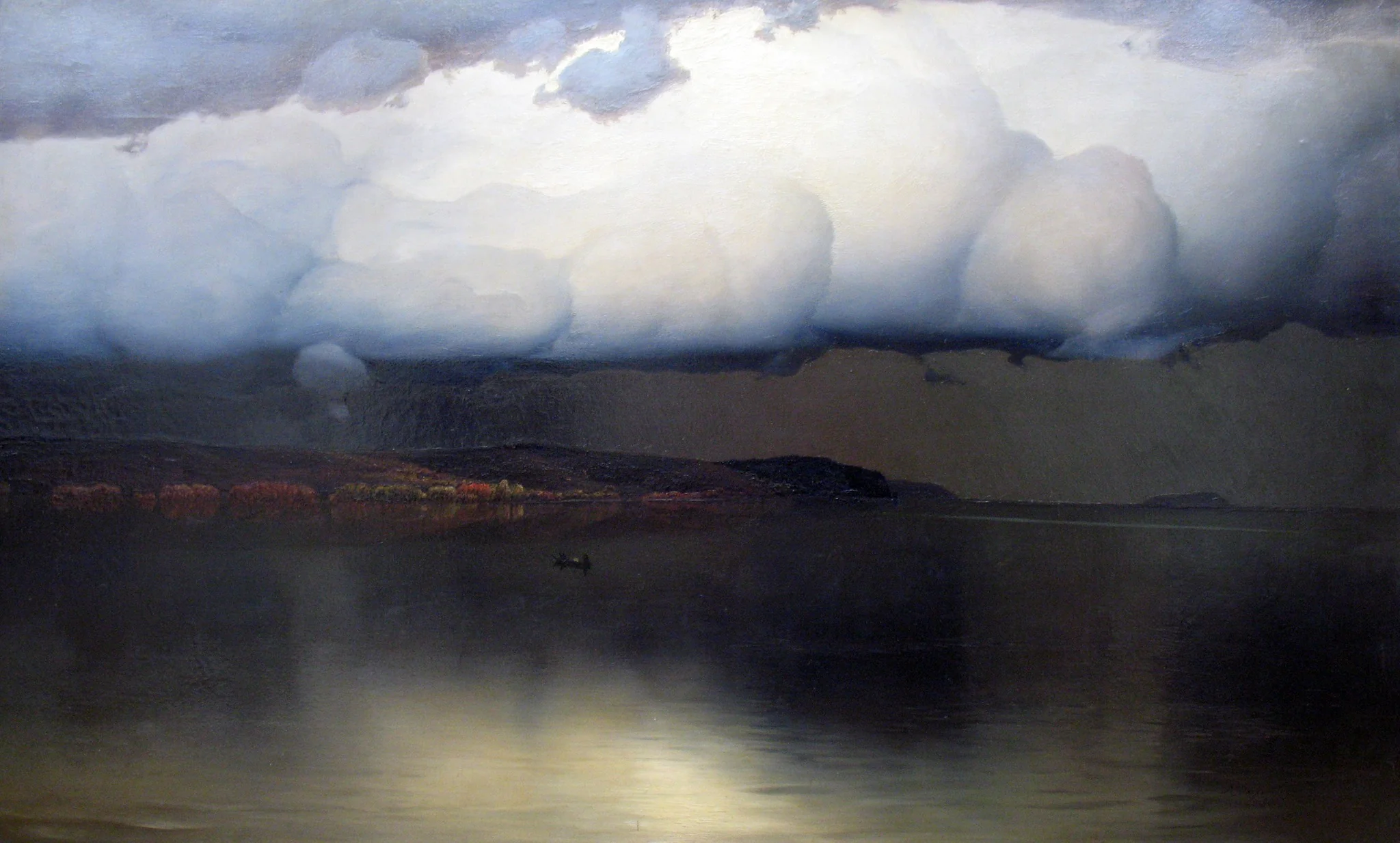 Became silence, by Nikolay Nikanorovich Dubovskoy, oil, 1896