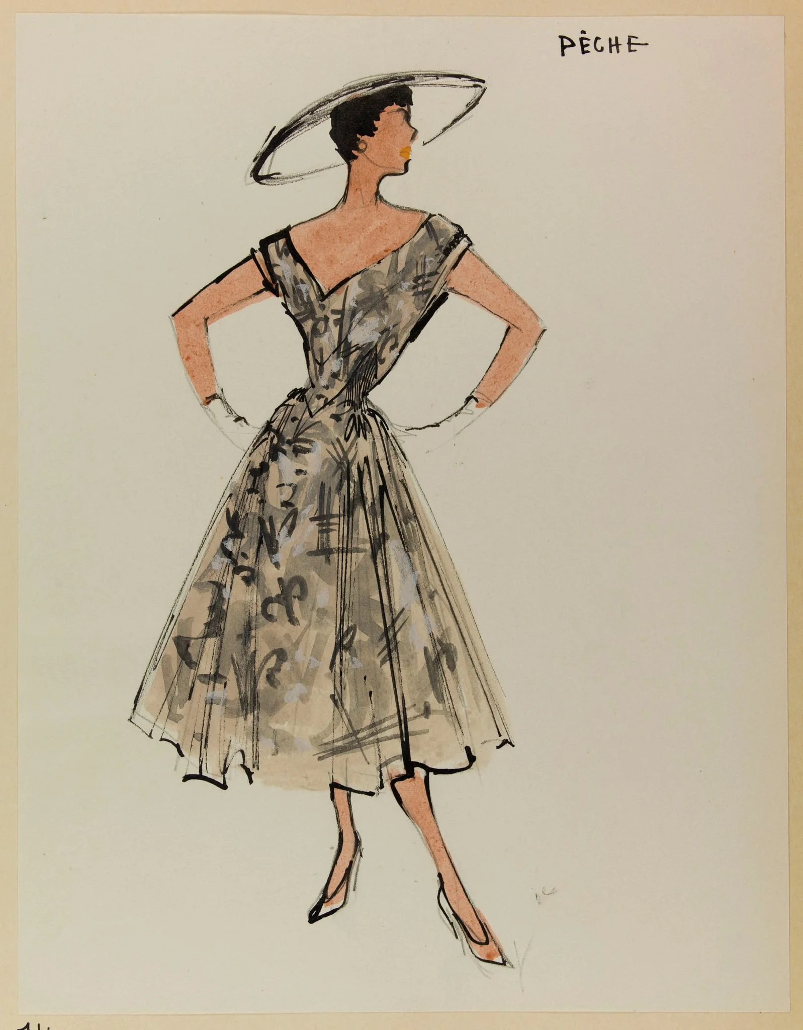 Pêche, by Marie-Louise Carven, 1953
