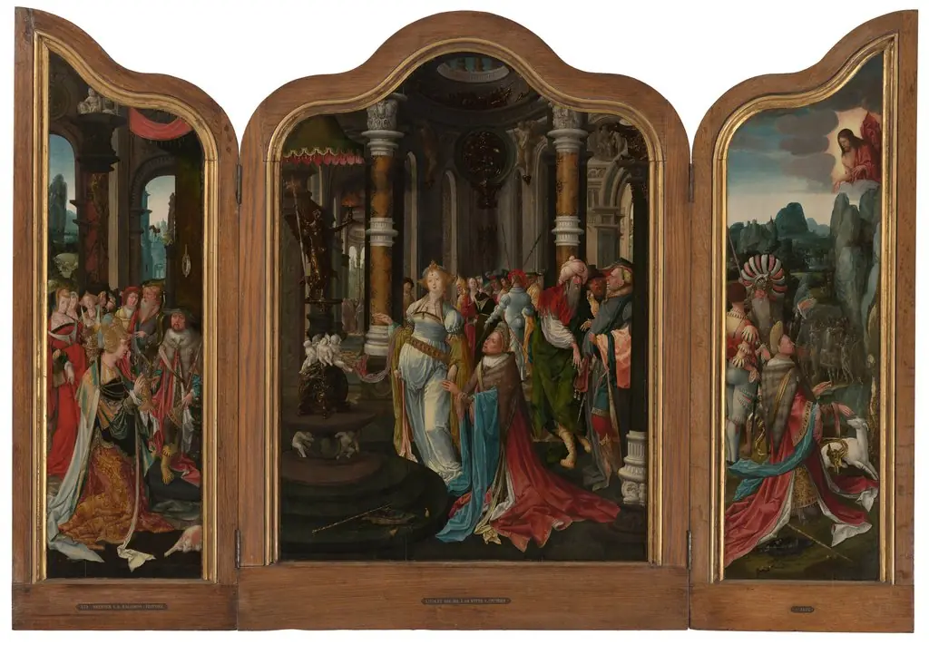Triptych with the Life Story of Solomon