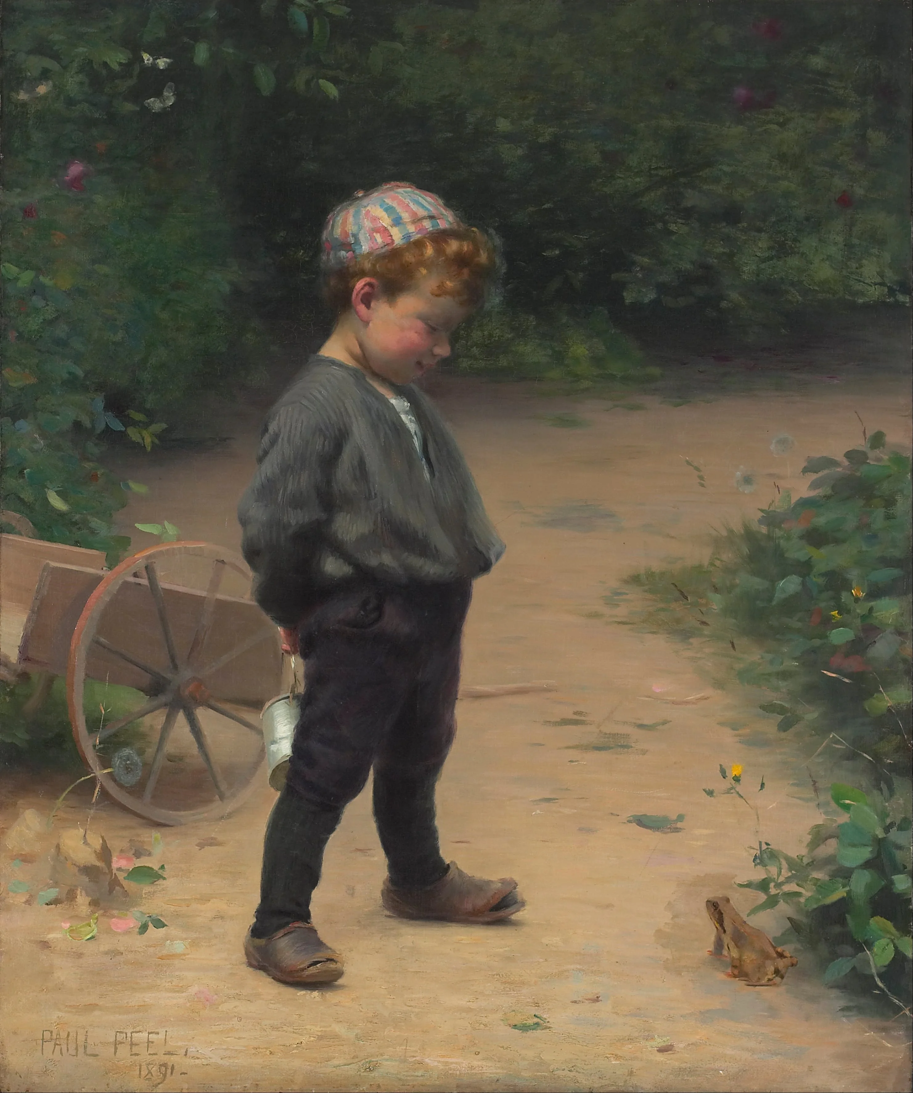 The Young Biologist, by Paul Peel, oil, 1896