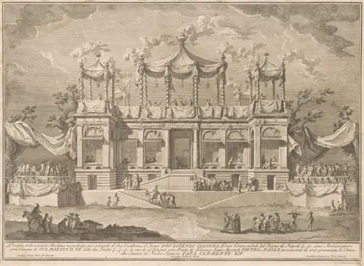 The Seconda Macchina for the Chinea of 1770: The Fish Market Portico