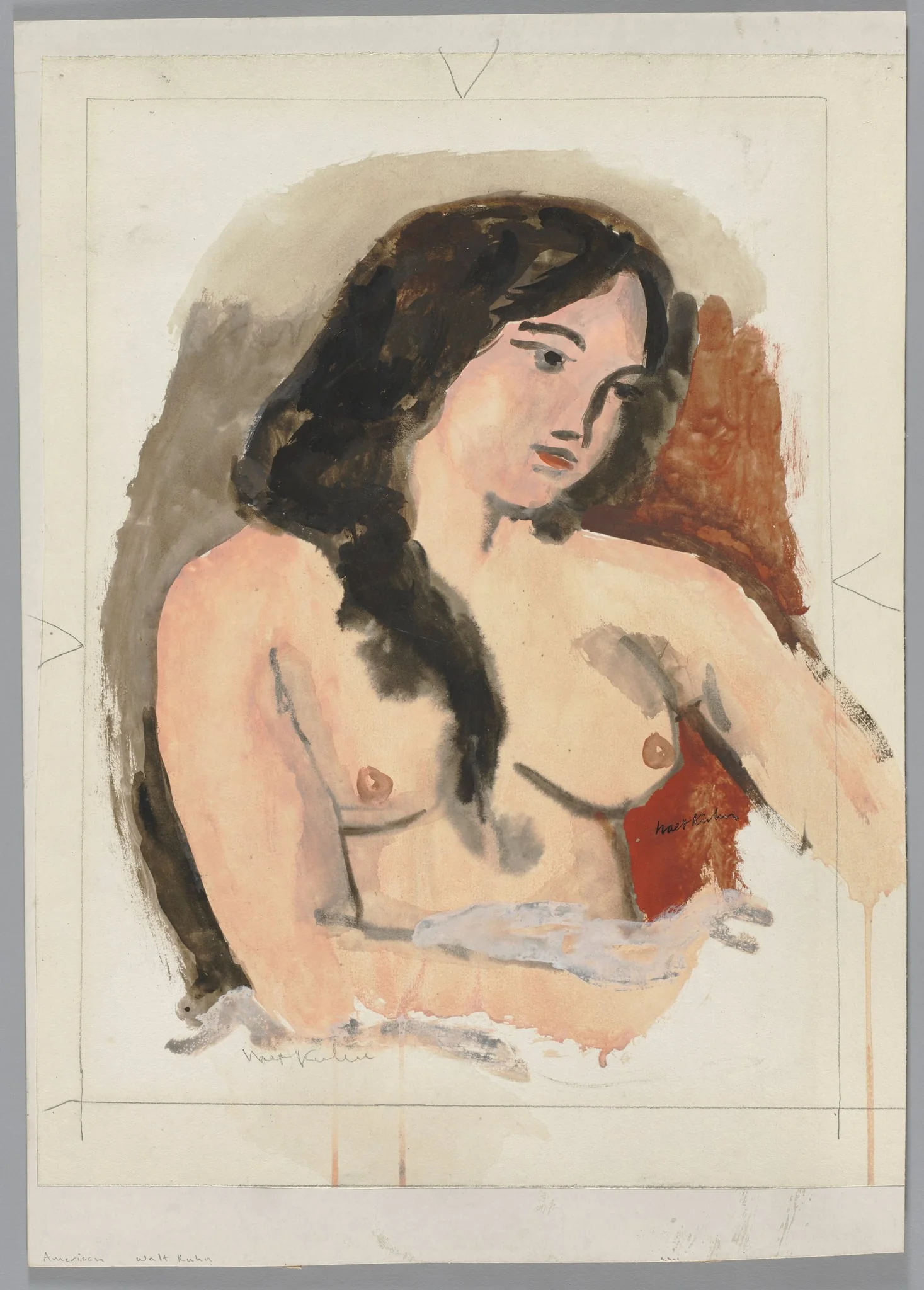 Bust of Sophie, by Walt Kuhn, 1912