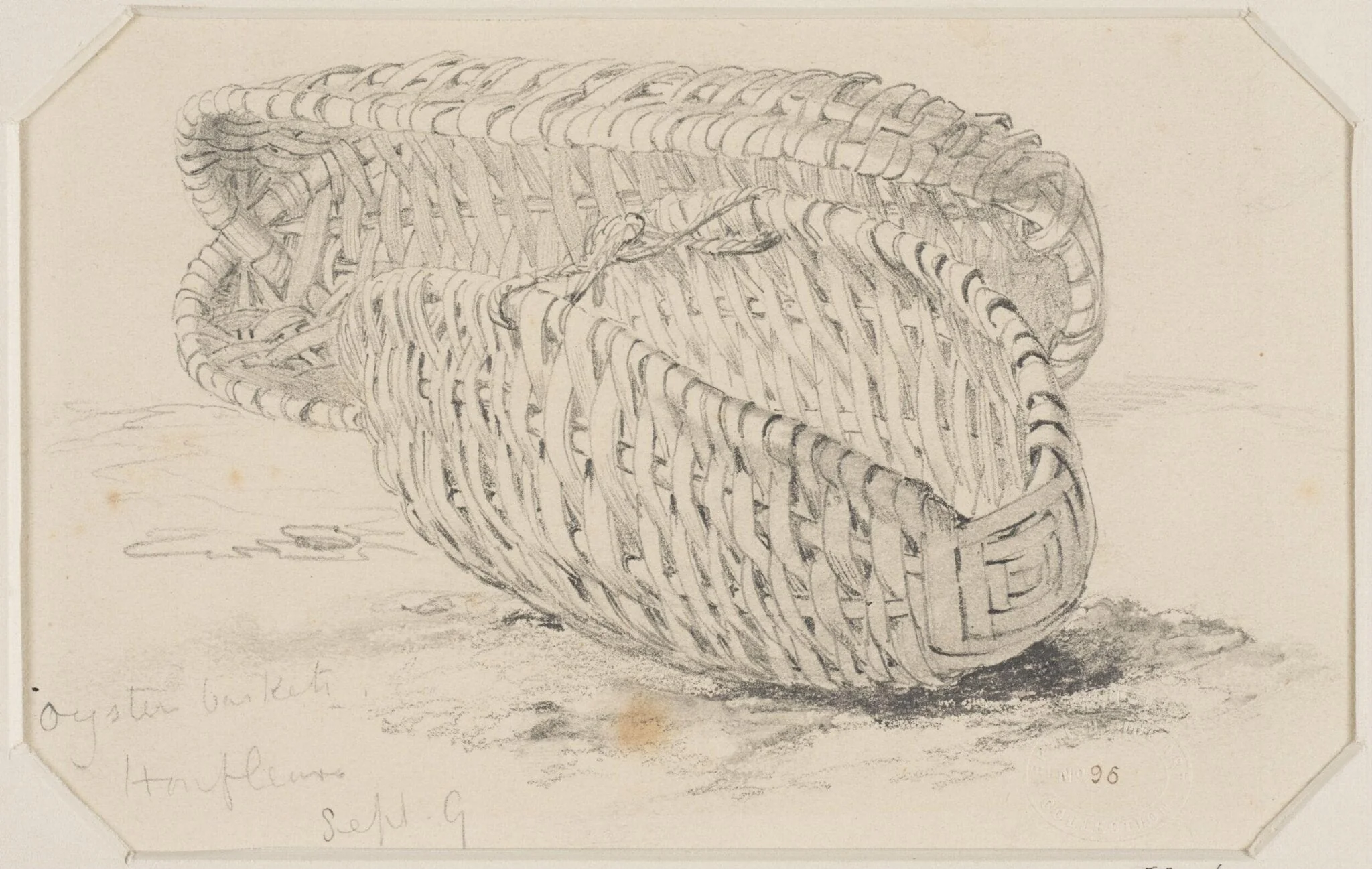 Oyster Baskets, by Edward William Cooke, 1833