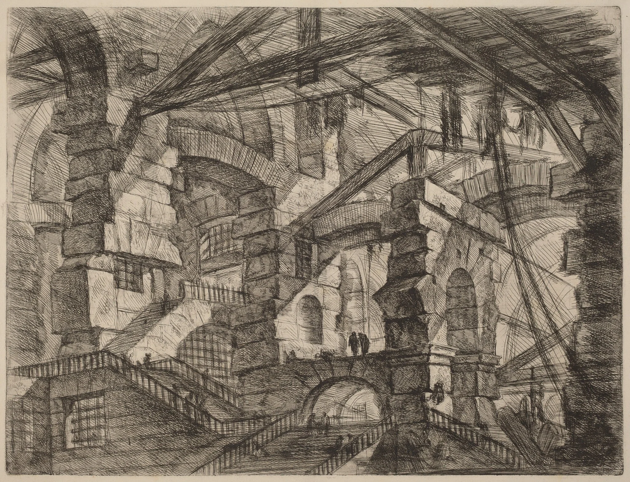 The Gothic Arch, by Giovanni Battista Piranesi, ink, 1750
