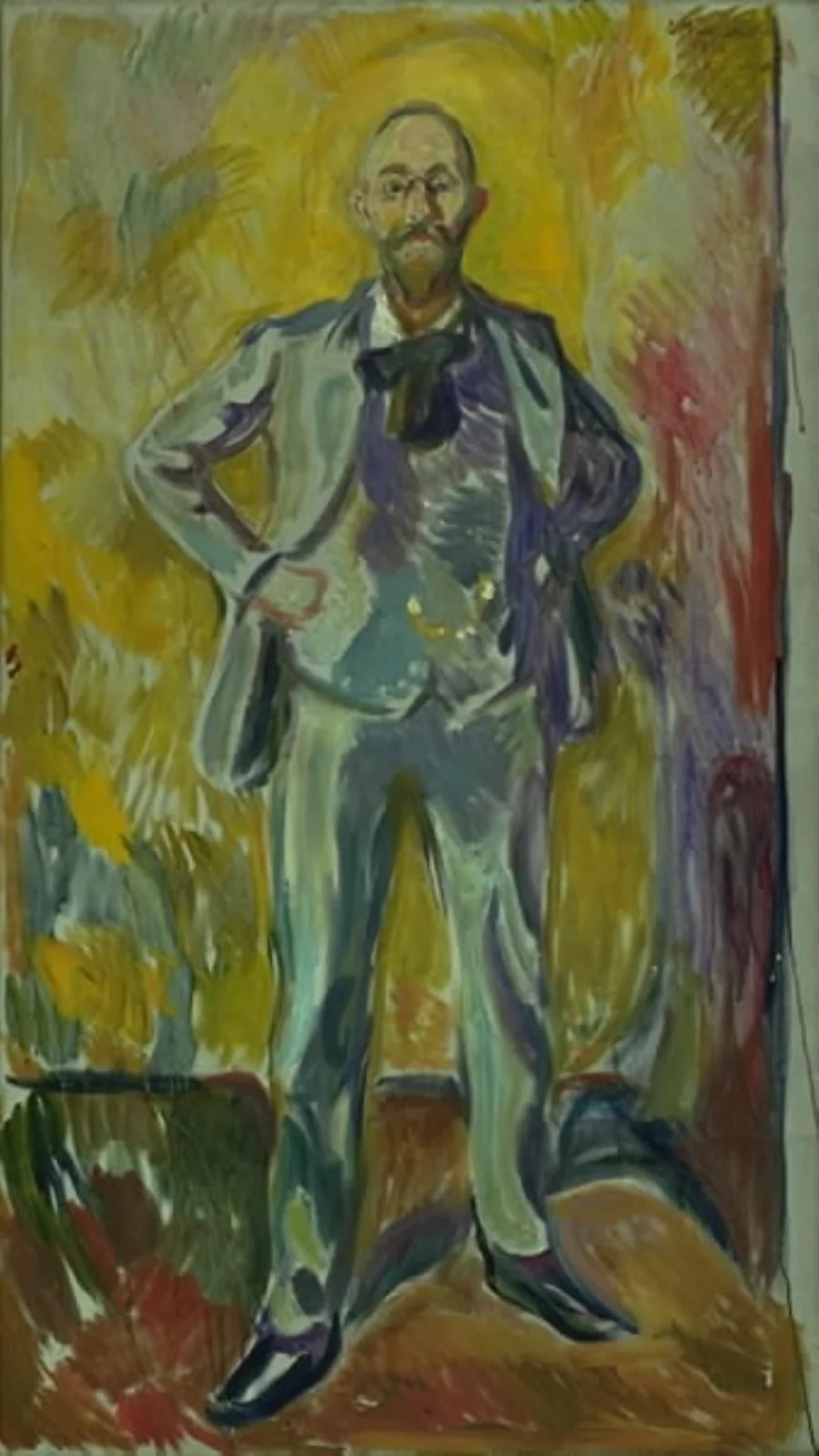Portrait of Professor Daniel Jacobson, by Unknown, unspecified, 1908