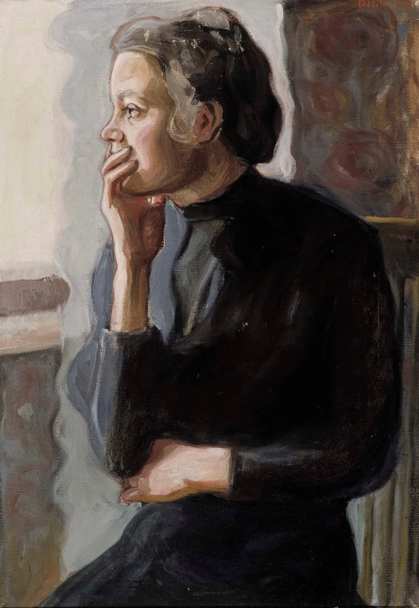 Akkunan ääressä, by Yrjö Ollila, unspecified, 1919