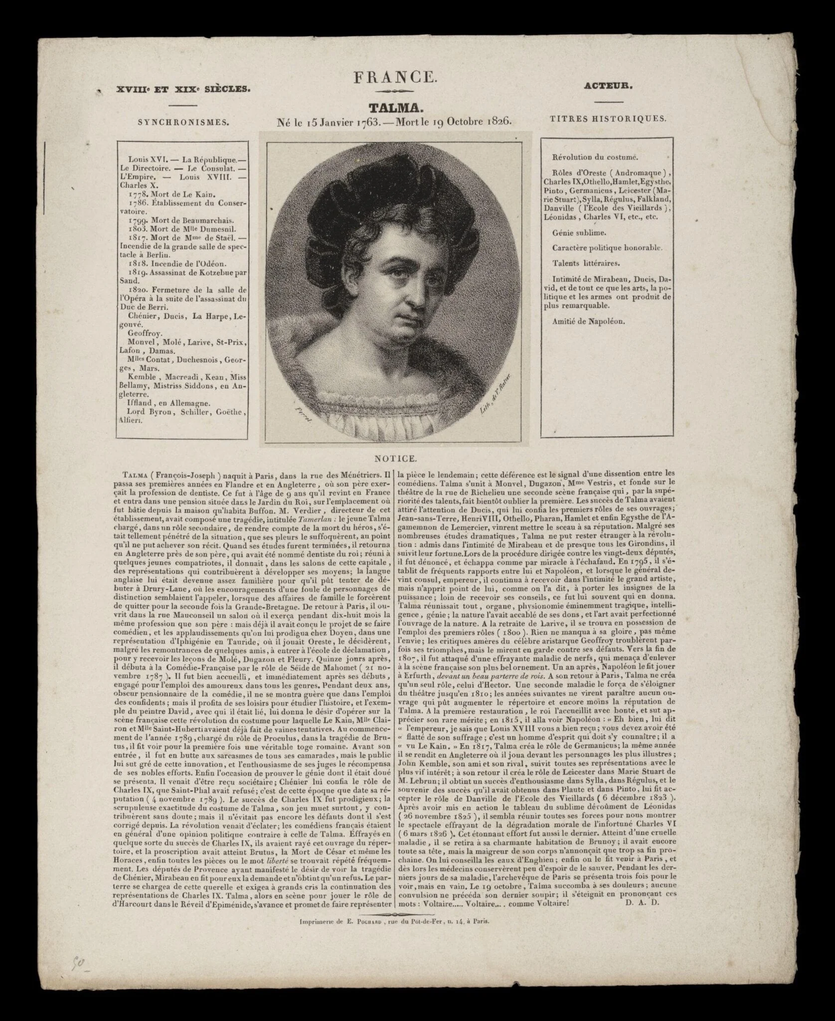 H Beard Print Collection, by Ferdinand Victor Perrot, 1850