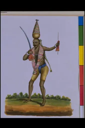 A garlanded Shaivite, ascetic