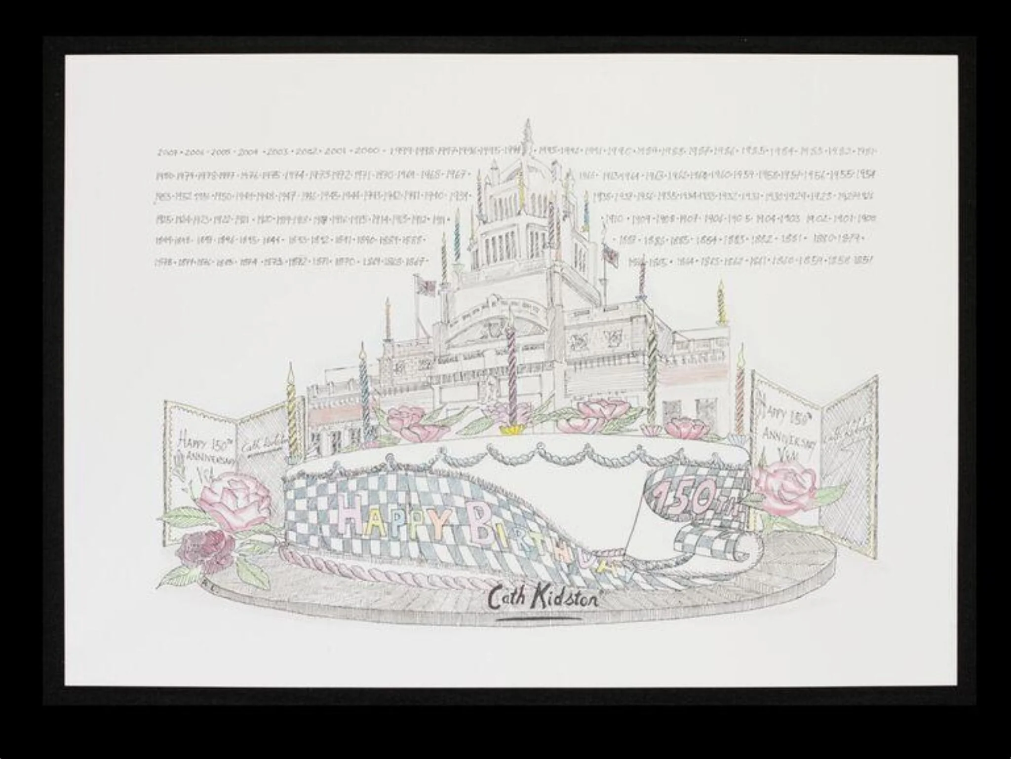 Contribution to V&A's 150th anniversary album, by Cath Kidston, 2007