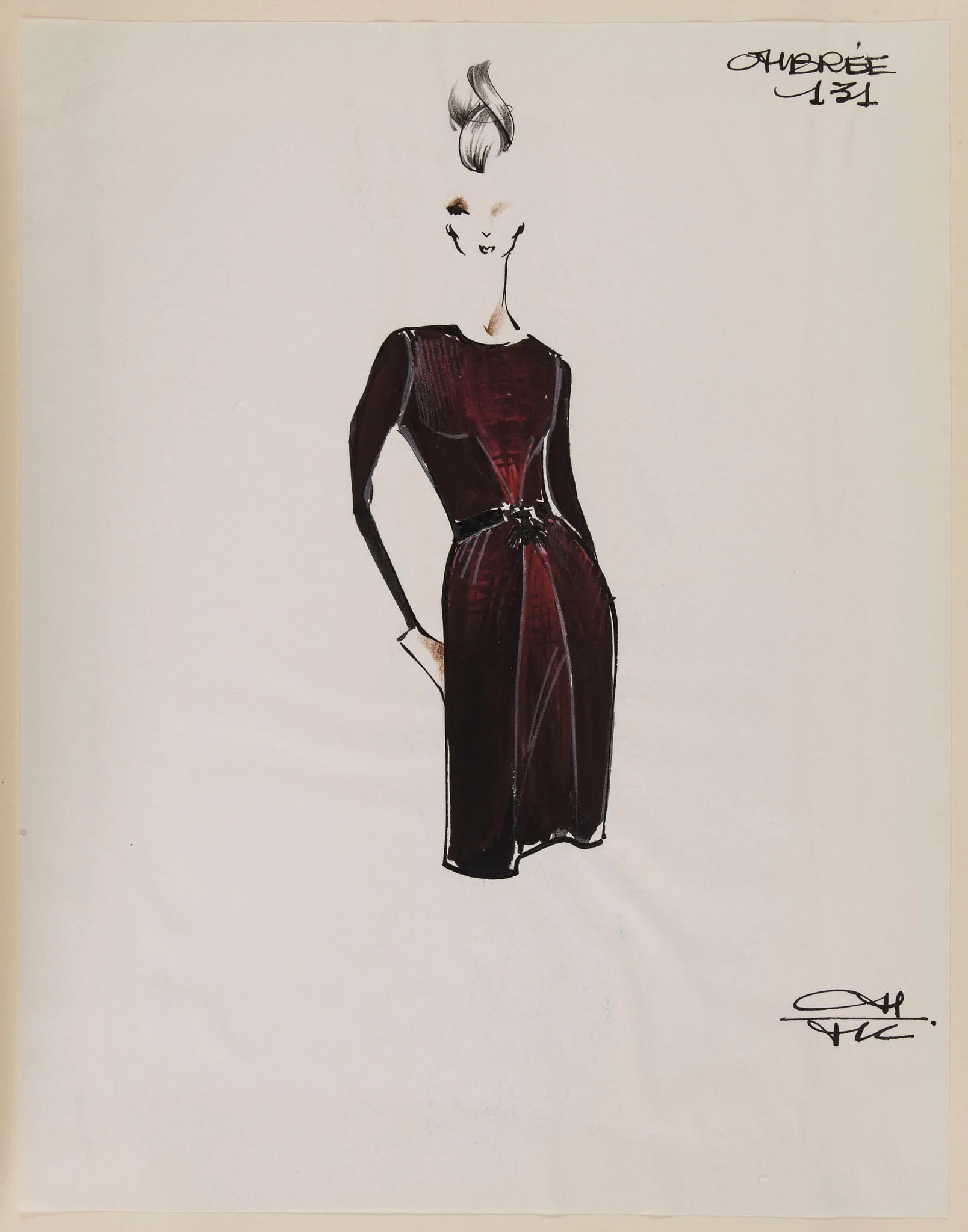 Ombrée, by Carven, 1963