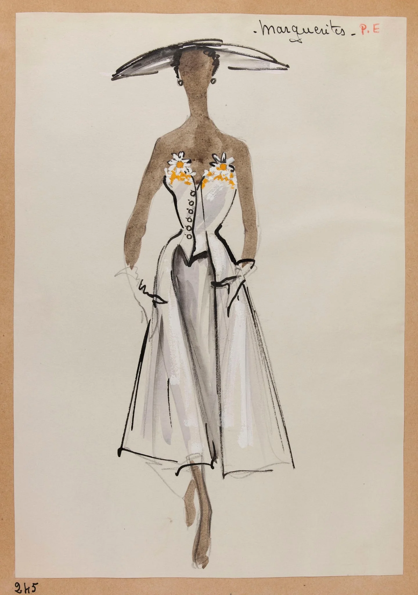 Marguerites, by Carven, 1951