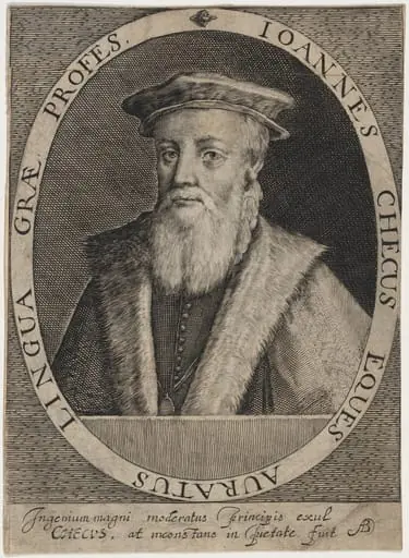 Sir John Cheke, Tutor to Edward VI
