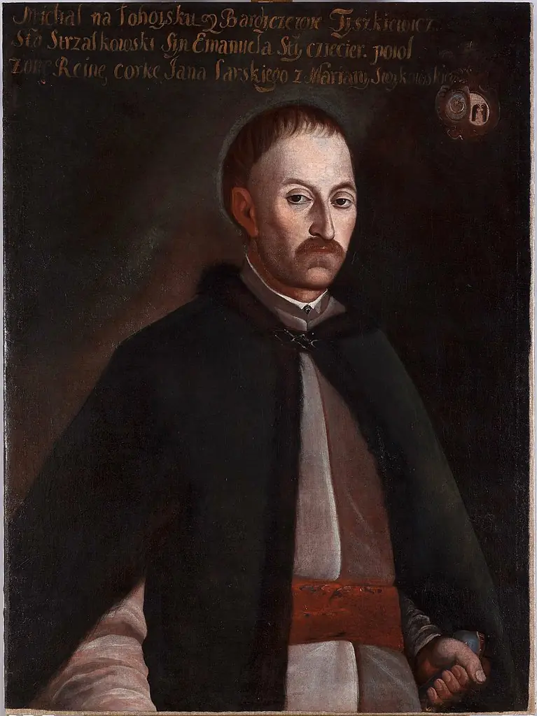 Portrait of Michał Tyszkiewicz, Leliwa coat of arms (?–after 1762), starosta of Strzałków