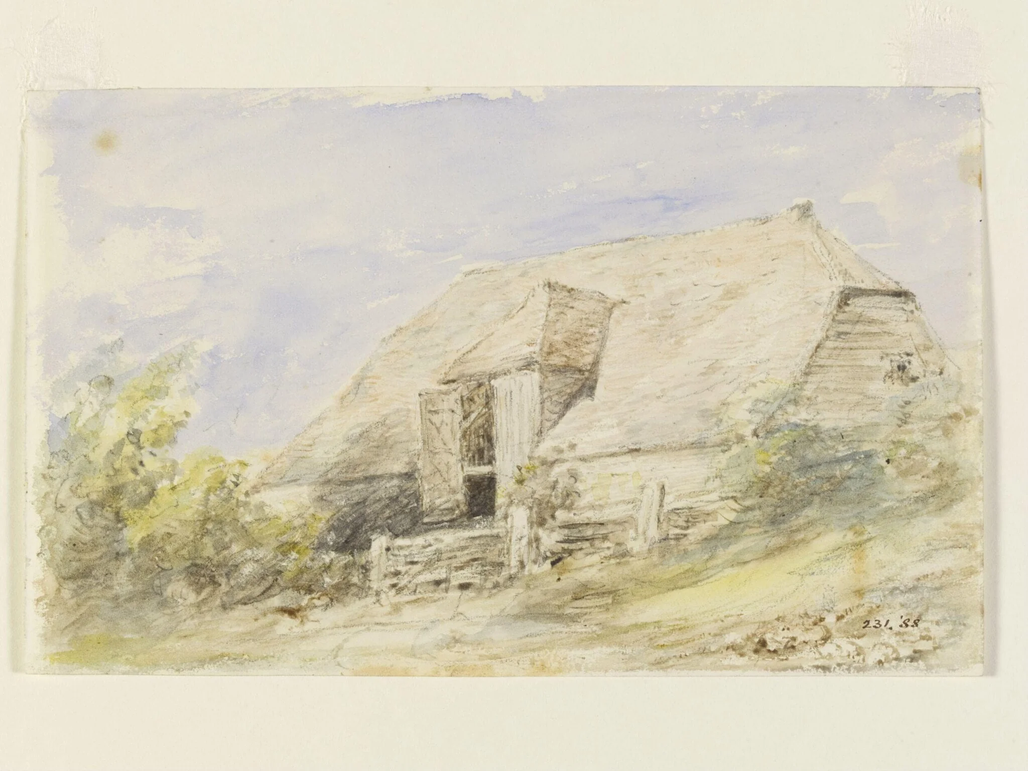 A barn.
