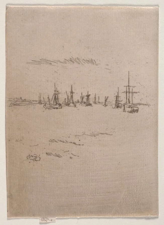 Return to Tilbury, by James McNeill Whistler, 1887