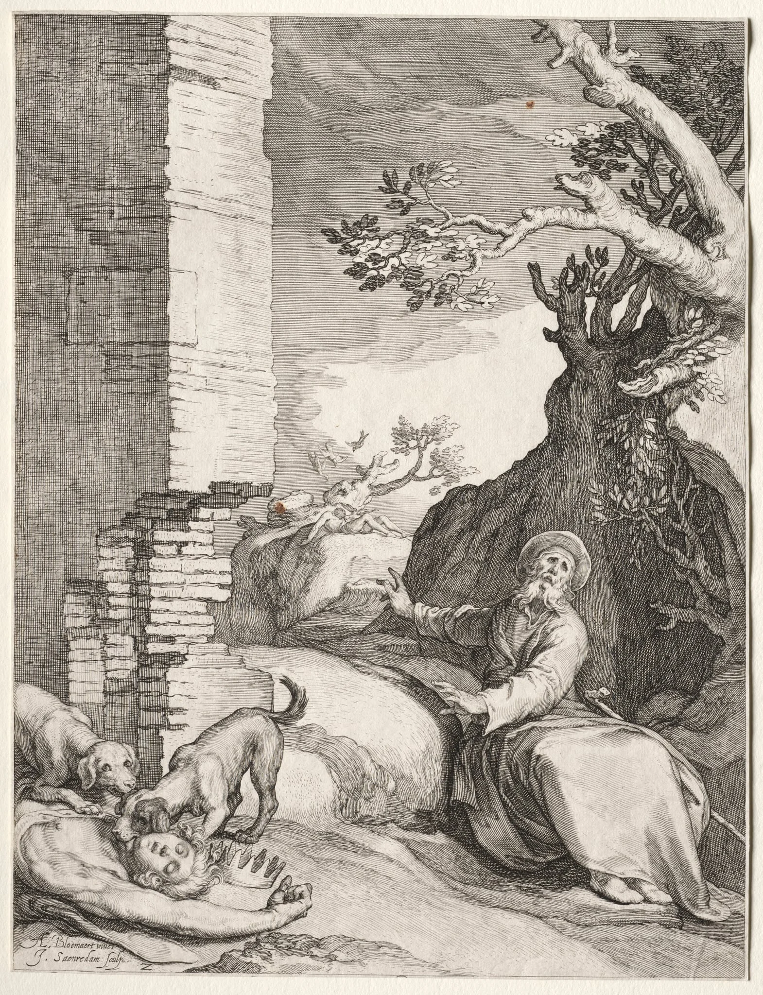 The Prediction of Ahijah, by Jan Pietersz Saenredam, 1604