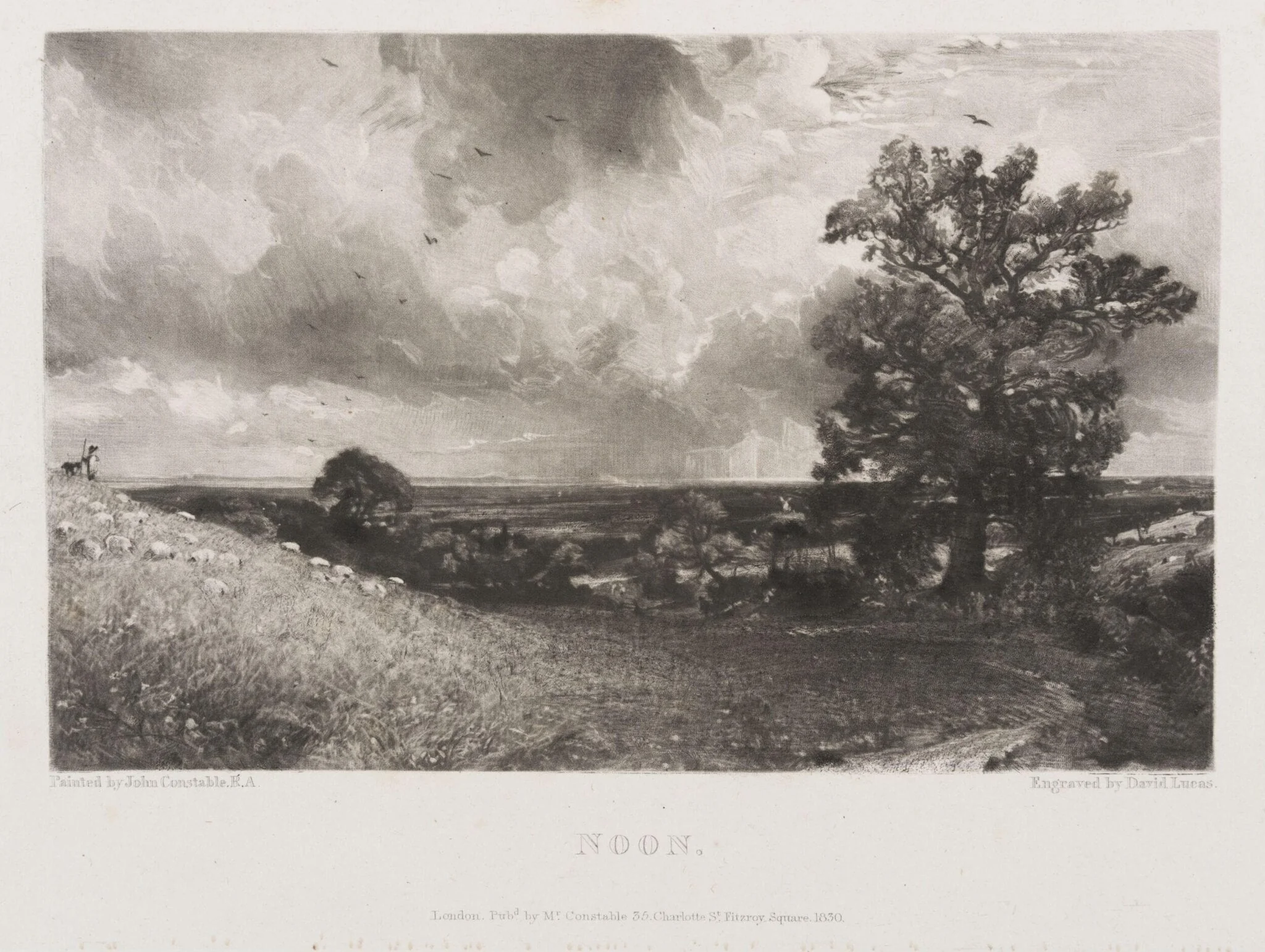 NOON, by John Constable, 1830